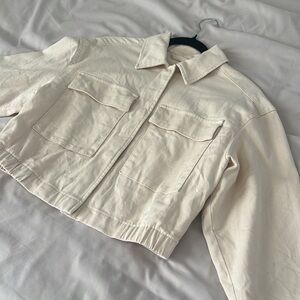 Abercrombie & Fitch Cream Jacket